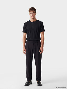 Henley Yaka Regular Fit Erkek Ti??rt - Waikiki фото 2