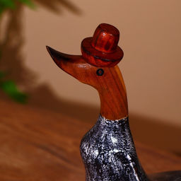 Сувенир «Утка», 27 см, дерево