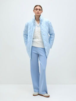 Conso/SM 240112 - angel blue Утепленное полупальто