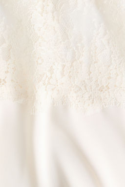 Top de encaje con tirantes finos - H&m фото 5