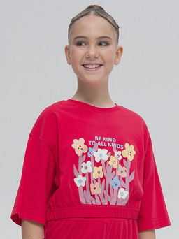 PELICAN, джемпер для девочек, Красный