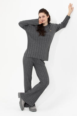 U. S. Polo Assn Женские серые меланжевые трикотажные брюки