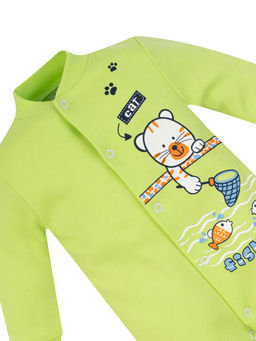 Комбинезон ясельный салатовый рыбак