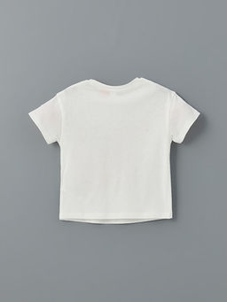 Bisiklet Yaka Paw Patrol Bask?l? K?z ?ocuk Ti??rt