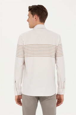 U. S. Polo Assn / Мужская рубашка с длинным рукавом Stone - U.s. polo assn фото 12