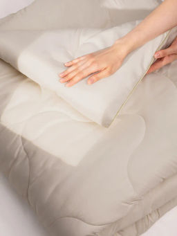 -30% Одеяло всесезонное Аркадия меринос 140х205 с шелковым кантом, Premium