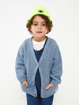 V Yaka Uzun Kollu Erkek Bebek Triko H?rka - Waikiki фото 2