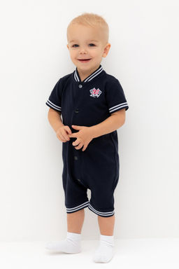 Crockid _ КР 6547/индиго к548 полукомбинезон д/мал яс фото 2