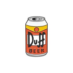 Металлический значок Пиво Duff