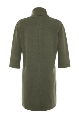 Haki Bal?kc? Yaka Shift/Duz Mini Selanik Uzun Kollu Orme Elbise TWOAW20EL1110