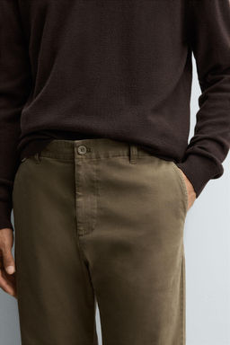 STRAIGHT-LEG TWILL TROUSERS - Zara фото 5