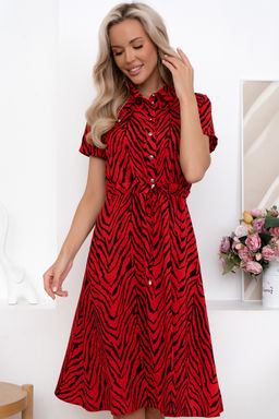 Платье Open Style 6834 красный