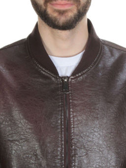 216 BROWN Куртка из эко-кожи мужская - Fashion фото 10