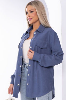Рубашка Дыхание весны (джинс) Б8228 - Lt collection фото 8