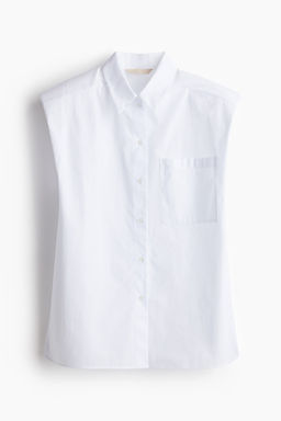 Camisa sin mangas con hombreras - H&m фото 5