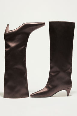 Botas a la rodilla en sat?n - H&m фото 2