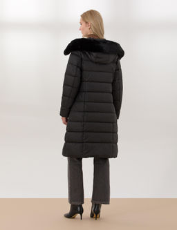 Siyah Kap__onlu Mont - Pierre cardin фото 4