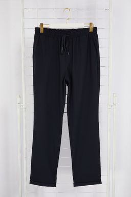 TRENDYOL MAN Siyah More Sustainable Beli Lastikli Slim Fit Duble Paca Kumas Pantolon TMNAW21PL0107 - Trendyolmilla фото 17