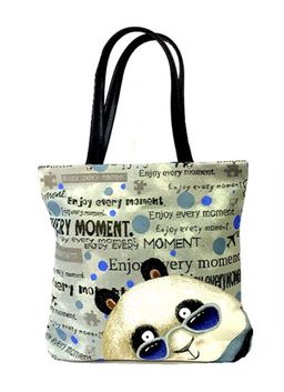 П Мия Панда-гобеленовая сумка