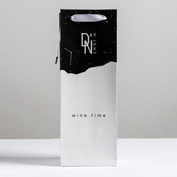 Пакет ламинированный под бутылку Wine time, 13 x 36 x 10 см - Дарите счастье фото 3