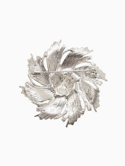 Брошь «Солнце», цвет серебро