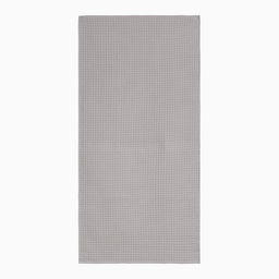 Полотенце вафельное банное Этель Boho 67*140 см, цв. светло-серый, 100% хл, 290 гр/м2  фото 4