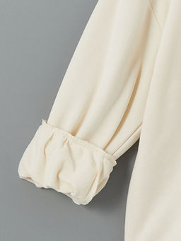 Bisiklet Yaka K?z ?ocuk Sweatshirt