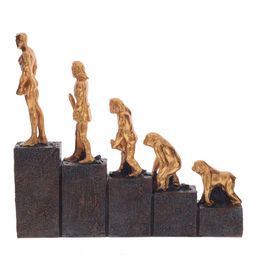Фигурка декоративная "Эволюция человека", L21,5 W3,5 H19,5 см