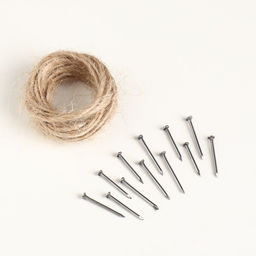 Подарочная коробка Бандероль деревянная с гвоздями и веревкой 302112,5 см - Дарим красиво фото 3