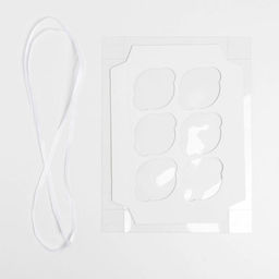 Цена за 5 шт. Коробка для капкейков, кондитерская упаковка с пластиковой крышкой, 6 ячеек 8 марта, 23?16?10 см