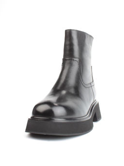 04-HJM396 BLACK Ботинки зимние женские (натуральная кожа, натуральный мех)