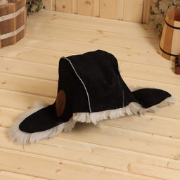 Шапка для бани из овчины Танкист