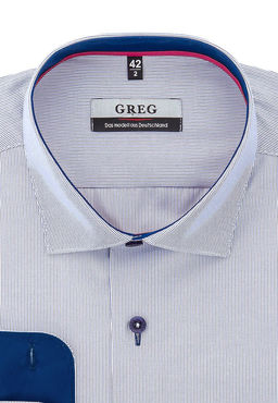 Сорочка мужская длинный рукав GREG 121/199/6437/Z/1
