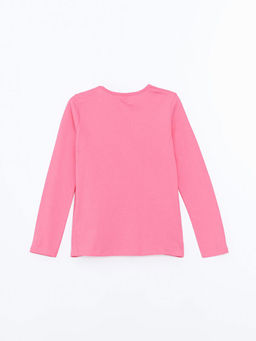 Bisiklet Yaka K?z ?ocuk Ti??rt - Waikiki фото 3