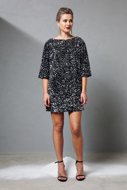 Платье KOKOdea 8.63-Р черный/серебристый  фото 4