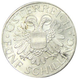 5 шиллингов 1935 года Австрия