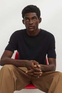 Camiseta de punto Slim Fit - H&m фото 6