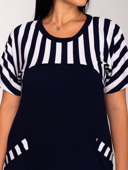 Платье женское вискоза ЭЛИЗАБЕТ ШИРОКАЯ ПОЛОСА - Domtrik фото 6