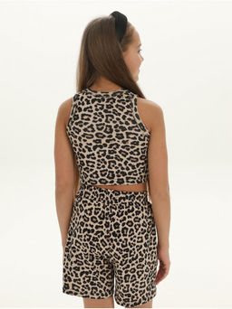 Костюм "Джамп" детский Леопард Коричневый