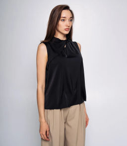 Блуза #КТ1197, чёрный