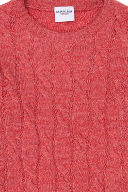 Розовый свитер для девочки - U.s. polo assn фото 9