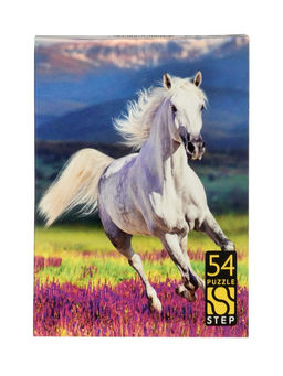 Цена за 20 шт. Пазл 54 эл. "Лошади. Символ года" МИКС