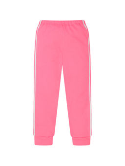 Штанишки детские розовые с лампасами