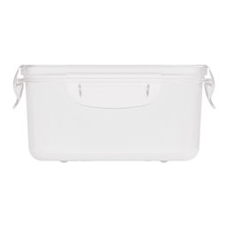 Контейнер для продуктов пластмассовый Прайм 0,5л, 16х11,5х5,5см, прямоугольный, на защелках, подходит для СВЧ (Россия) - Домашняя Мода фото 3