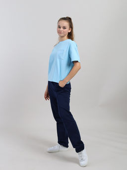 CRB wear / CWJG 63912-43 Джемпер для девочки,голубой/Ex.Cherubino  фото 2
