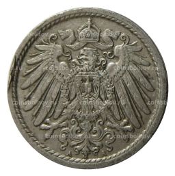 Монета 5 пфеннигов 1913 года A Германия