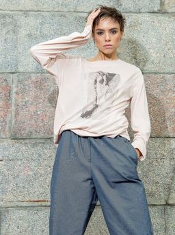 Джемпер с принтом VENTO