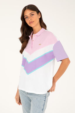 Женская сиреневая футболка Неожиданная скидка в корзине - U.s. polo assn фото 8