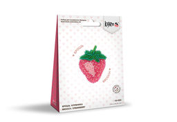 Klart набор для вышивания 10-020 Брошь. Клубника 4.5 х 6 см