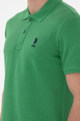 Erkek Slim Fit Polo Yaka A__k Mavi Basic Ti__rt Sepette S_rpriz _ndirim - U.s. polo assn фото 7